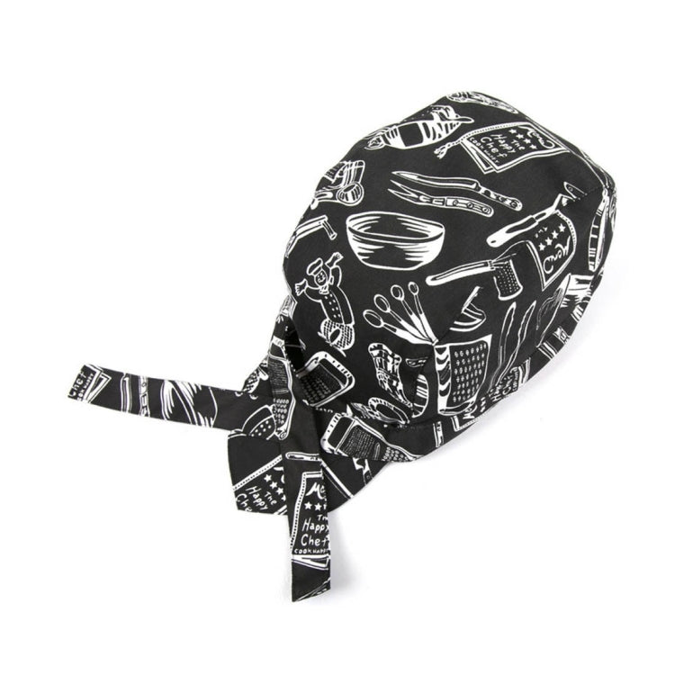 Simple Style Unisex Chef Waiter Work Cap Pirate Hat Turban Cap