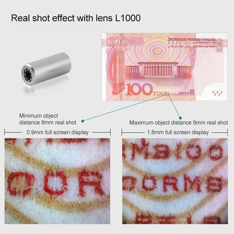 Supereyes L1000 1000X Electronic Microscope Lens Accessories for HCB0990