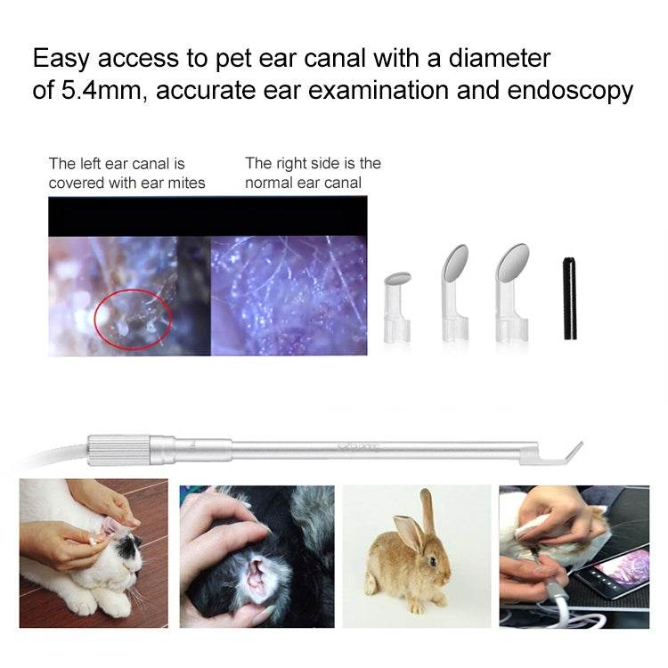Supereyes Y003 Pet Ear Canal Nasal Cavity Waterproof Electronic Digital Endoscope