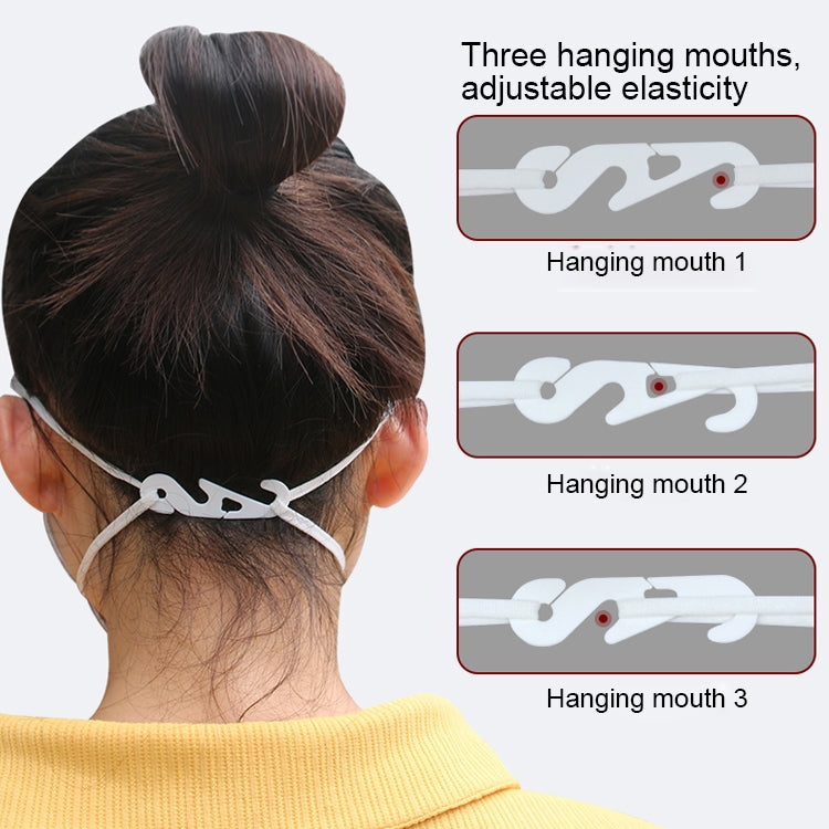 10 PCS Extension Adjustable Anti-Slip S Hook Ear Loops Retainer for Face Mask