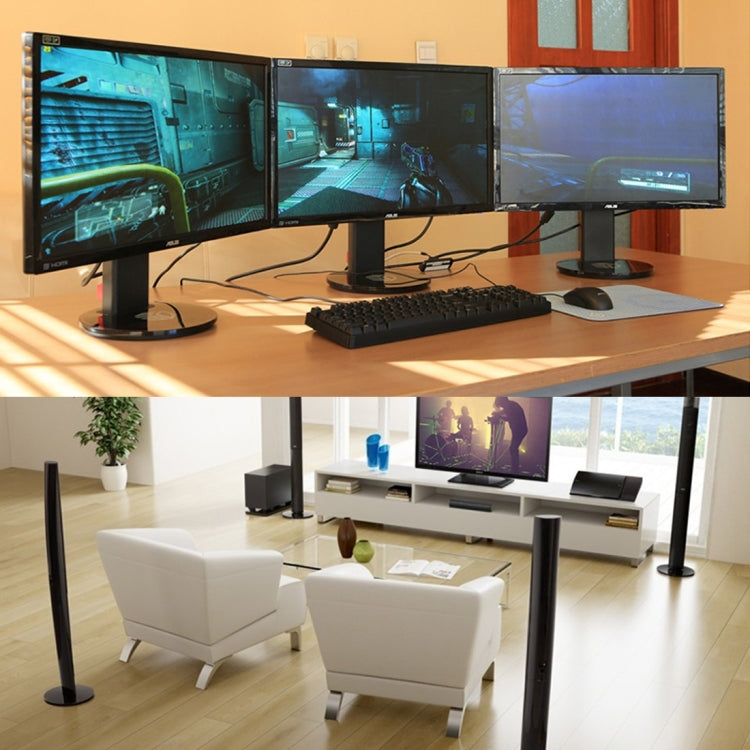 50cm HDMI Female + HDMI Male to USB 2.0 Male Connector Adapter Cable