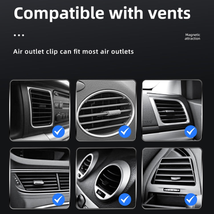 JJT-969 15W Max Output Magnetic Car Air Outlet Bracket Wireless Charger