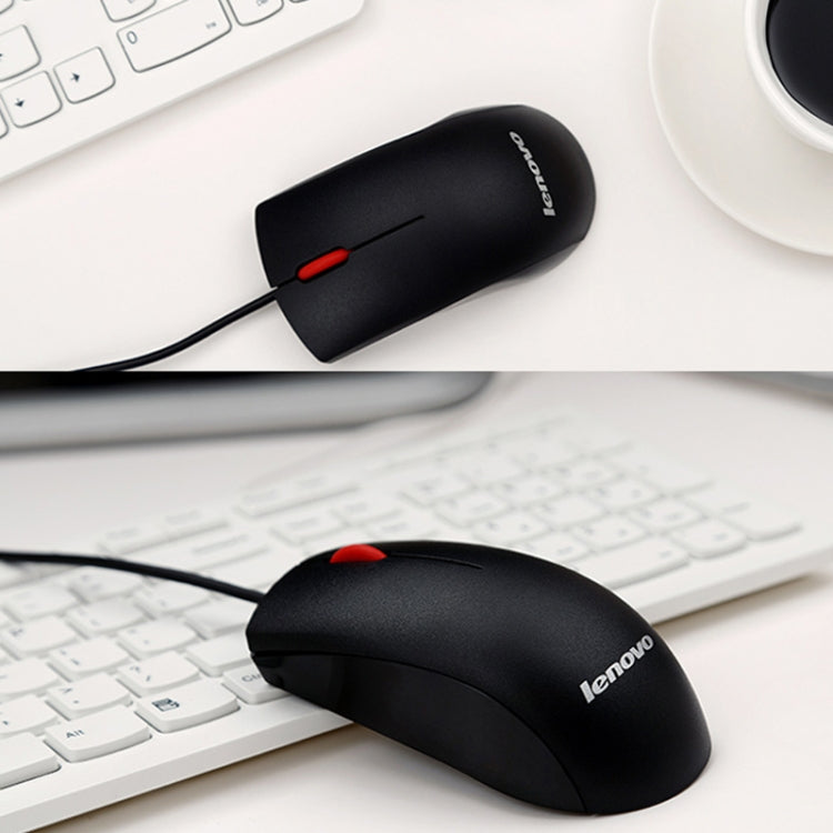 Lenovo M120 Pro Fashion Office Red Dot Wired Mouse