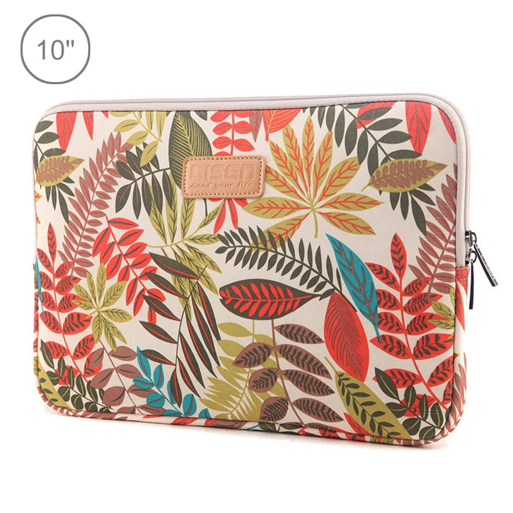 Lisen 10 inch Sleeve Case Colorful Leaves Zipper Briefcase Carrying Bag for iPad Air 2, iPad Air, iPad 4, iPad New, Galaxy Tab A 10.1, Lenovo Yoga 10.1 inch, Microsoft Surface Pro 10.6, 10 inch and Below Laptops / Tablets