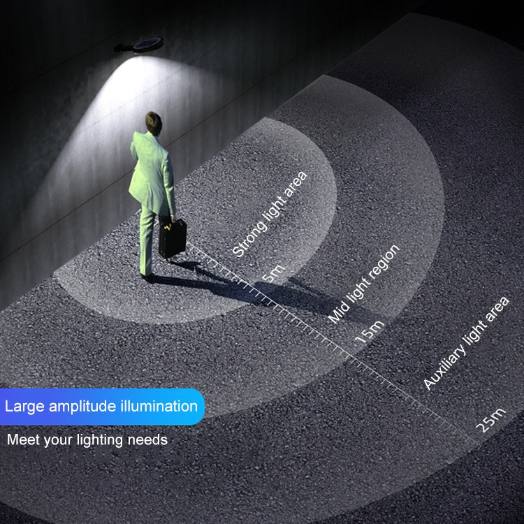 70 LEDs 450LM IP65 Waterproof Round Solar Powered Garden Lamp Body Induction Light Street Lamp