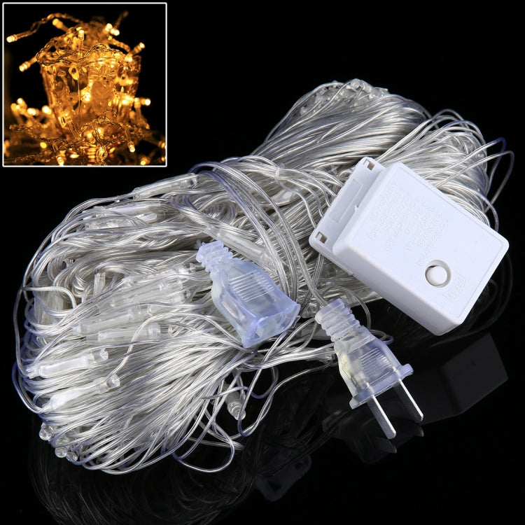 200 LEDs Reticular String Light with End Joint & Multi-function Controller, US Plug, AC 110V