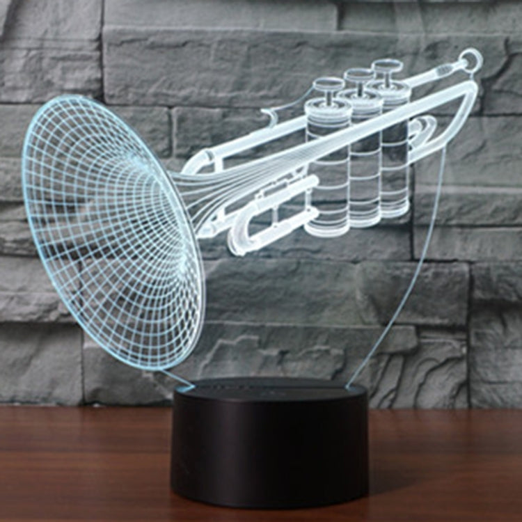 7 Colour Discoloration Creative Visual Stereo Lamp Desk Lamp Night Light