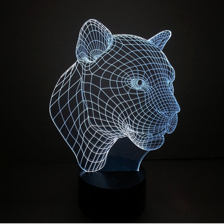 7 Color Discoloration Creative Visual Stereo Lamp Desk Lamp Night Light