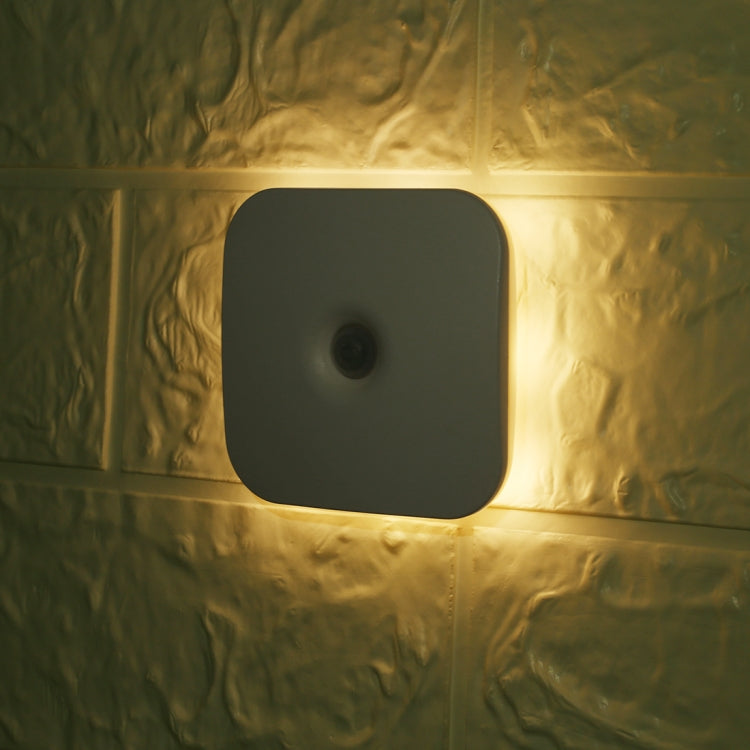 CL053 LED Square Human Body Sensor Light, Style: Linkage