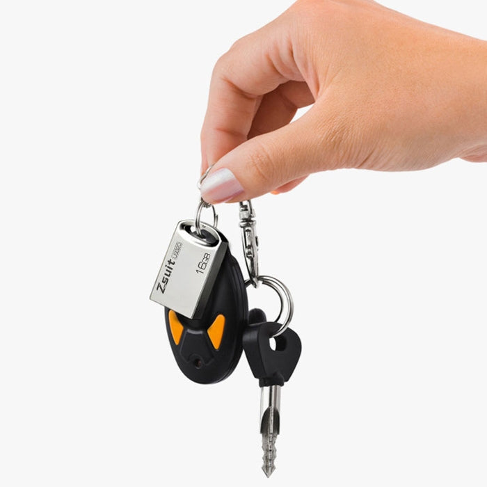 Zsuit 16GB USB 2.0 Mini Metal Ring Shape USB Flash Disk