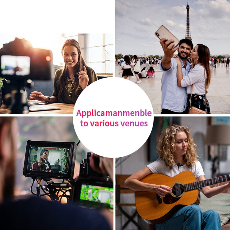 YICHUANG YC-VM20 3.5mm Port Video Recording Omnidirectional Lavalier Microphone, Cable Length: 6m