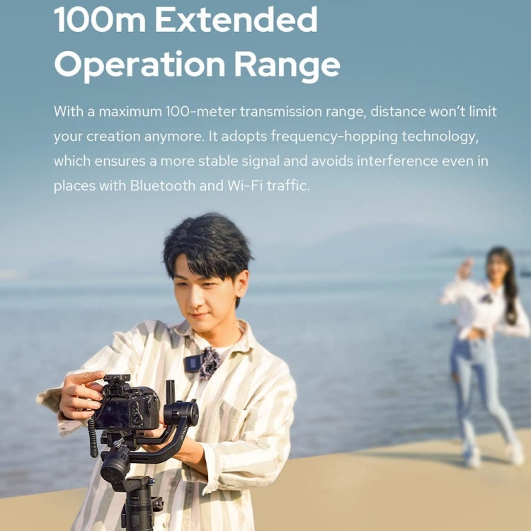 Godox MoveLink II M2 Wireless Lavalier Microphone System with 2 Transmitters and 1 Receiver for DSLR Cameras and Camcorders