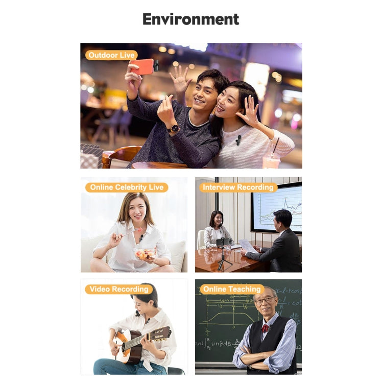 Type-C / USB-C Interface Live Broadcast Wireless Lavalier Microphone