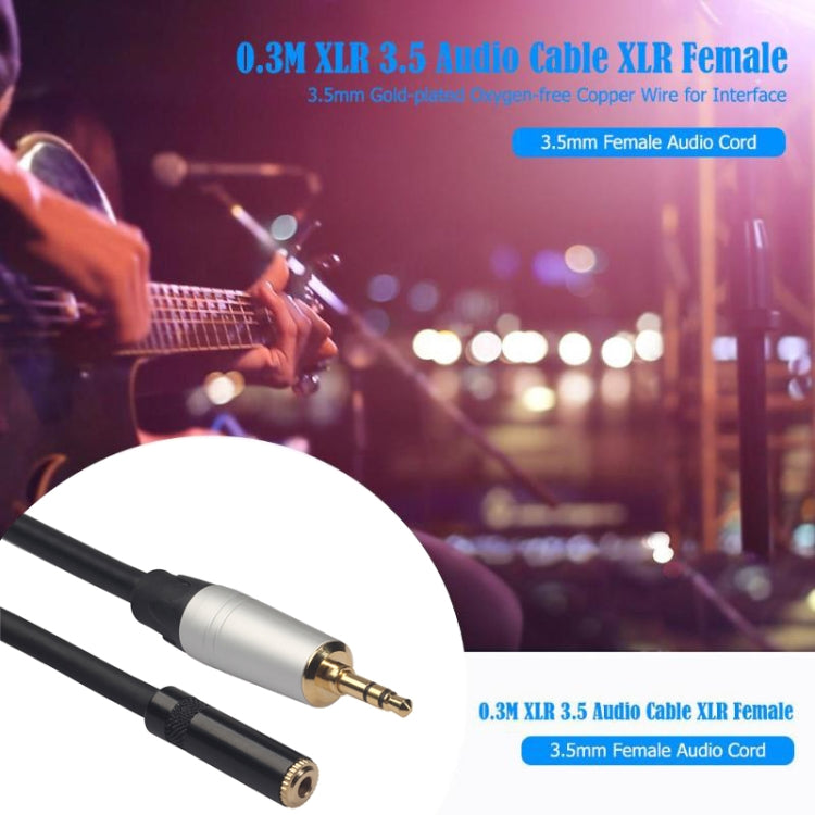 TC210MF-03 3.5mm Male to Female Audio Cable, Length: 0.3m