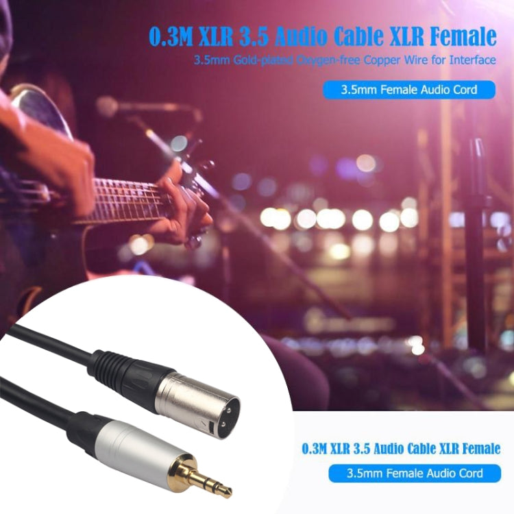 TC210KM173 3.5mm Male to XLR Male Audio Cable, Length: 0.3m