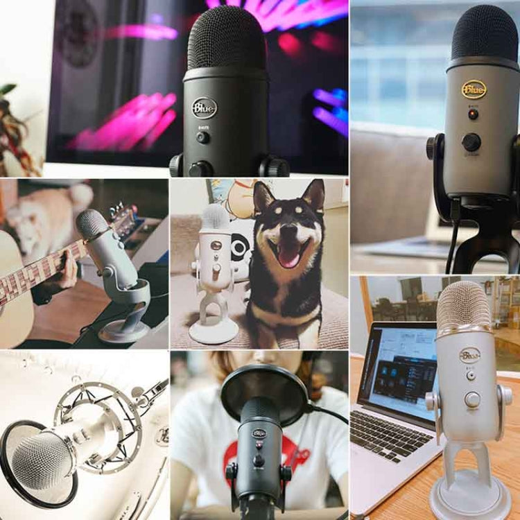 Logitech Blue Yeti USB Condenser Microphone, Blue Yeti(Blue), Blue Yeti(Silver), Blue Yeti(Black)