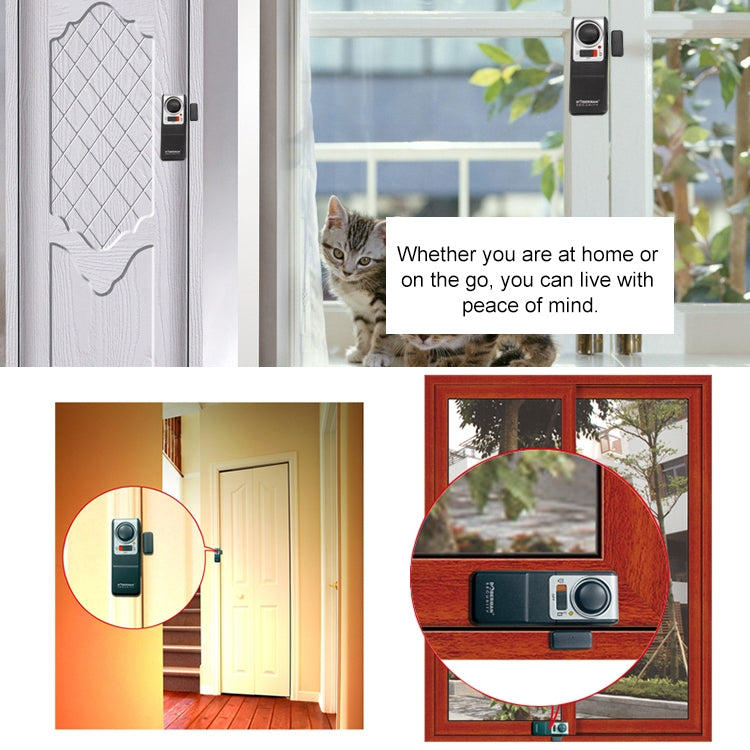 DOBERMAN SE-0119 Household Anti-theft Wireless Remote Control Door Magnetic Sensor Alarm
