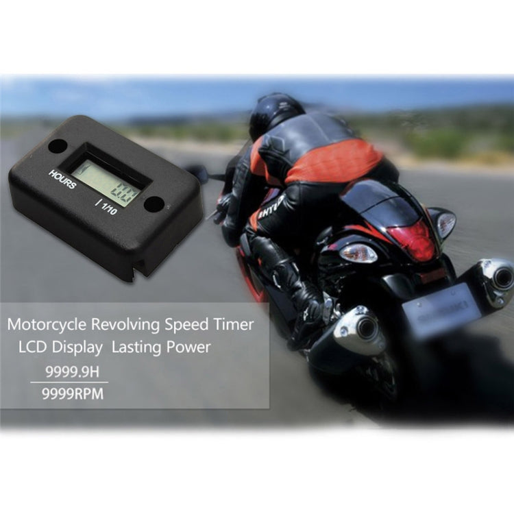 B708BK Waterproof Timer Digital Alarm Clock for Motorcycle ATV