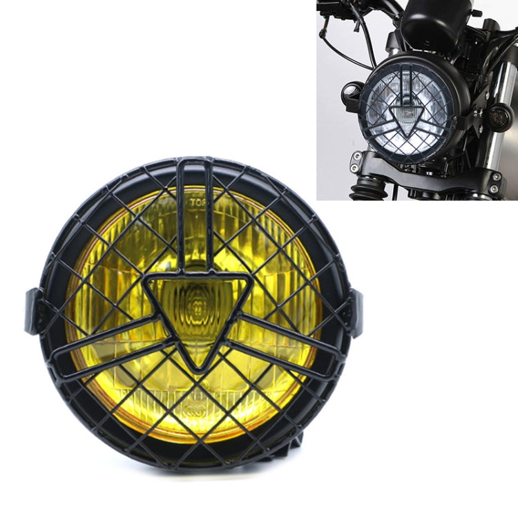 Motorcycle Arrowhead Reticular Retro Lamp LED Headlight Modification Accessories for CG125 / GN125