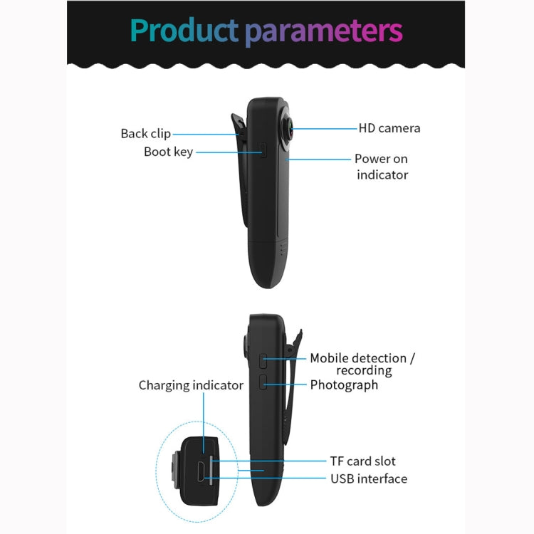 A18 1080P HD Portable Smart Extra Long Standby Recording Pen Camera