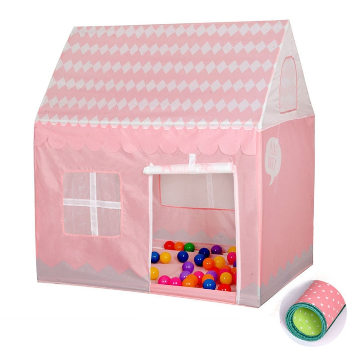 Household Children Printing Play Tent Small Game House with Mat