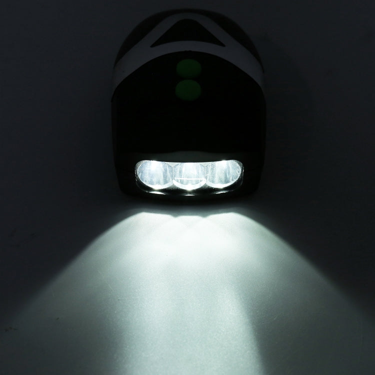 Mountain Bike Headlight Horn LED Flashlight Bicycle Electric Horn, with Light