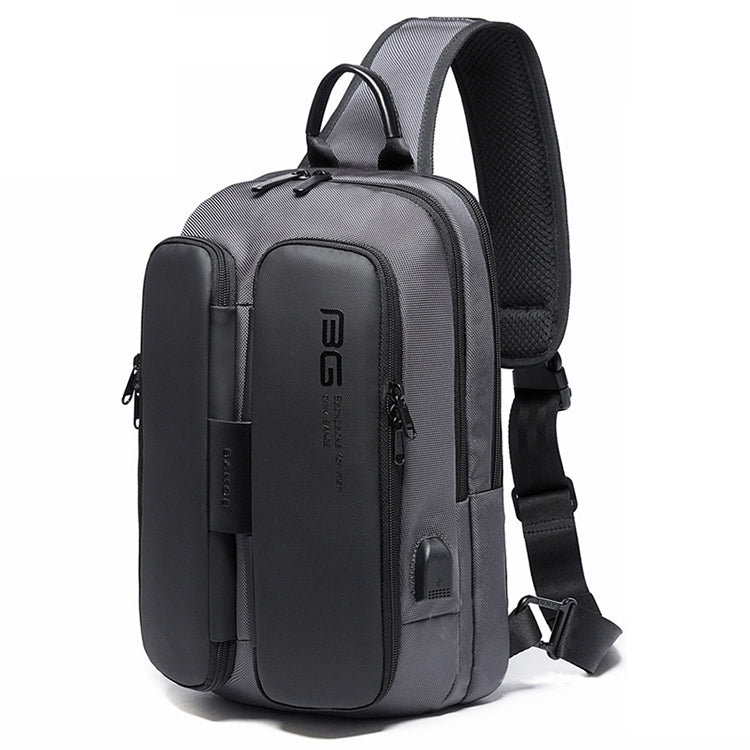 BANGE Fashion Casual Shoulder Bag Outdoor USB Chest Bag