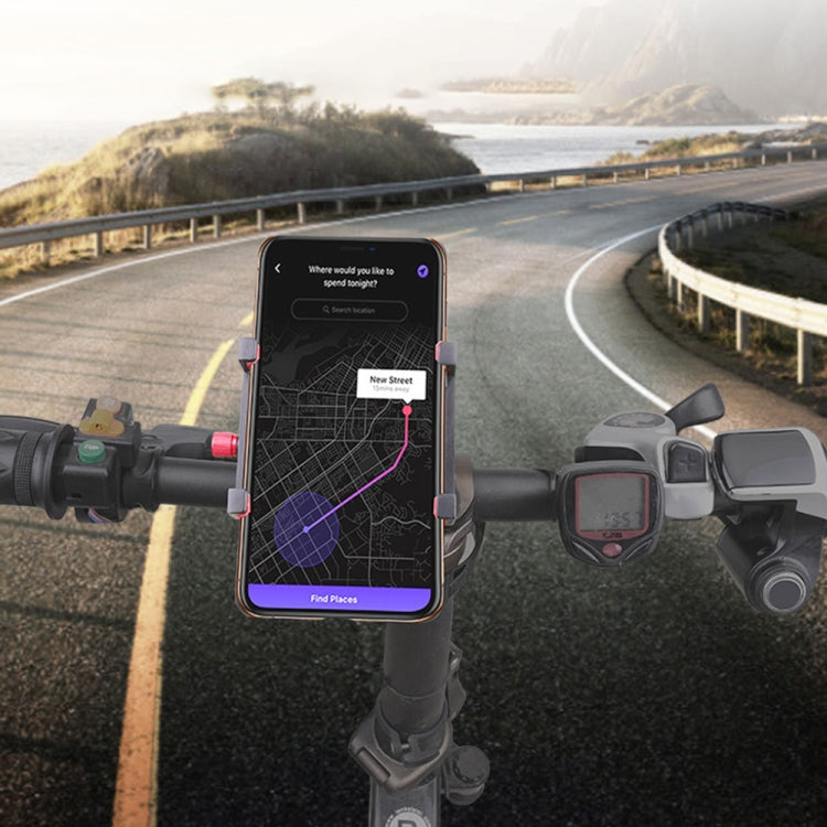 GB0143 360 Degree Rotating Aluminum Alloy Bicycle Phone Holder