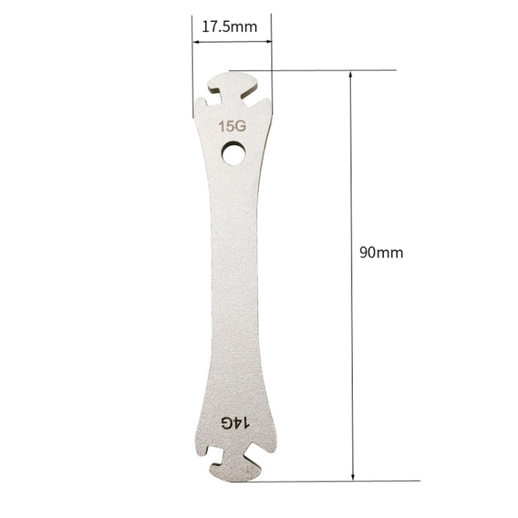 BIKERSAY BT025S Stainless Steel Bicycle Spoke Wrench