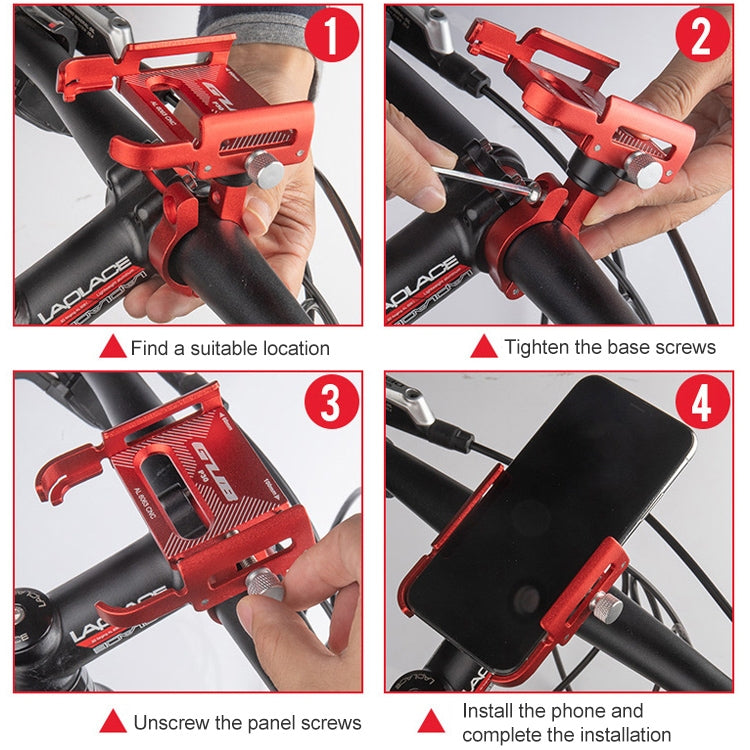 GUB P30 Aluminum Bike Phone Holder