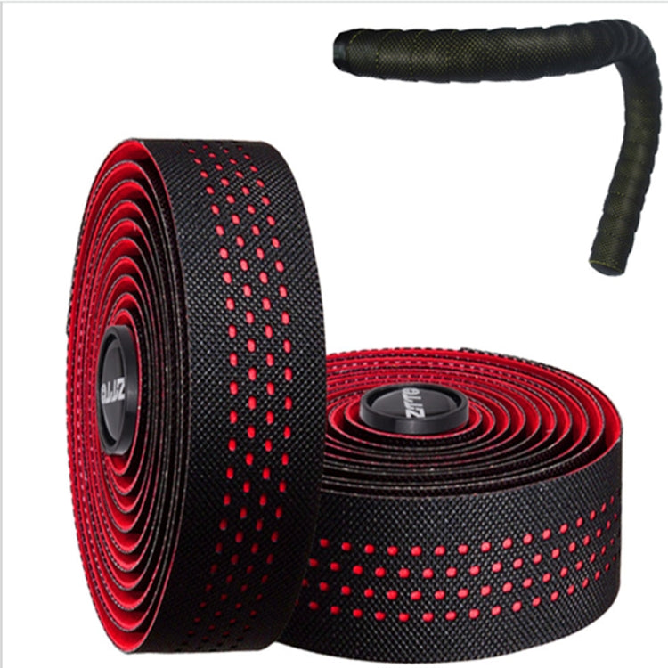 ZTTO Road Bike Handle Bar Tape Non-slip Anti-Vibration PU Leather Breathable Wear-resisting