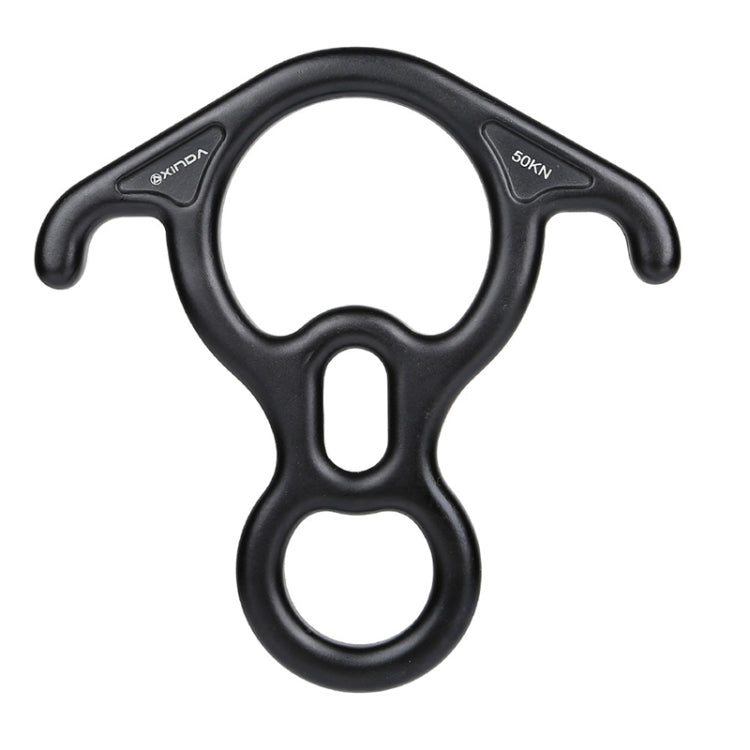 XINDA XD8602 Climbing Rescue Figure 8 Descender with Bent-ear Rappelling Gear Belay Device