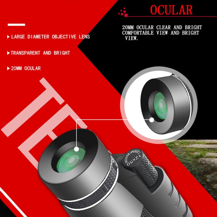 Moge 12x50 Professional HD Monocular Night Vision Telescope, Moge 12x50