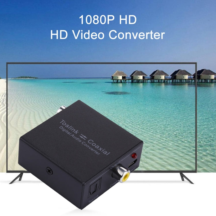 NK-Q7 Tendak Optical SPDIF Toslink to Coaxial / Coaxial to Optical SPDIF Toslink Bi-directional Swtich Digital 2-Way Audio Converter