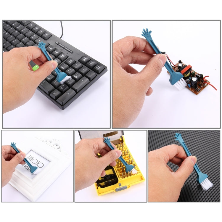 18pcs Mini Multipurpose Window Groove Keyboard Dust Track Cleaning Brush