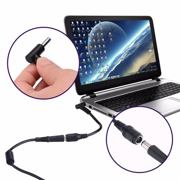 4.5 x 3.0mm Bent Male to 7.4 x 5.0mm Female Interfaces Power Adapter Cable for Laptop Notebook, Length: 10cm