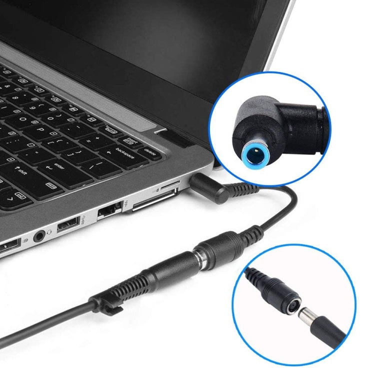 4.5 x 3.0mm Bent Male to 5.5 x 2.1mm Female Interfaces Power Adapter Cable for Laptop Notebook, Length: 10cm