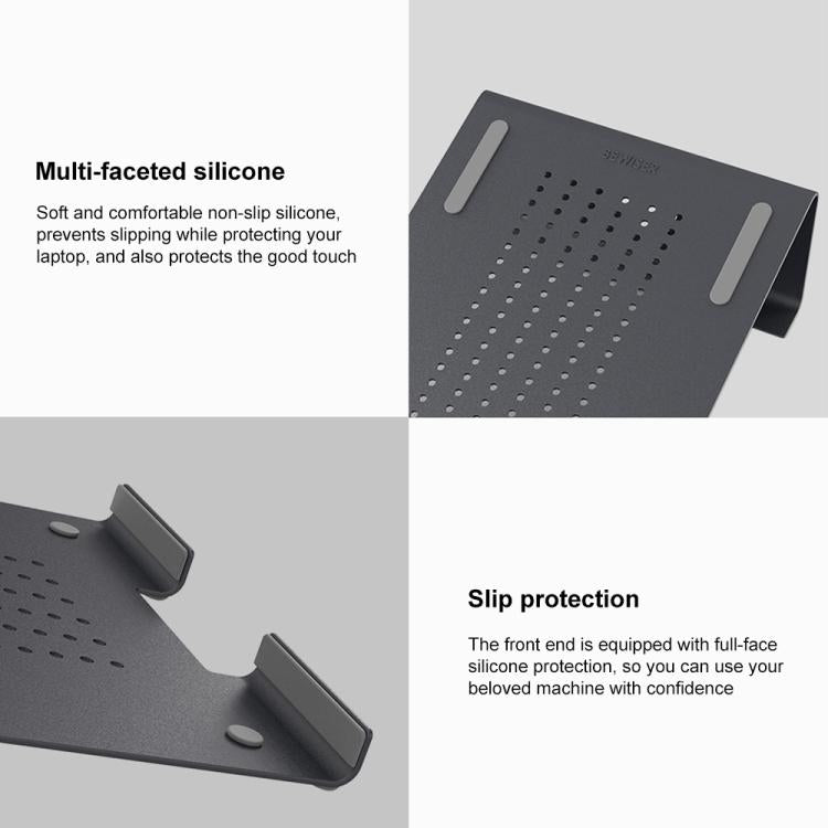 Aluminum Cooling Stand for Laptop, Suitable for Mac Air, Mac Pro, iPad, and Other 11-17 inch Laptops