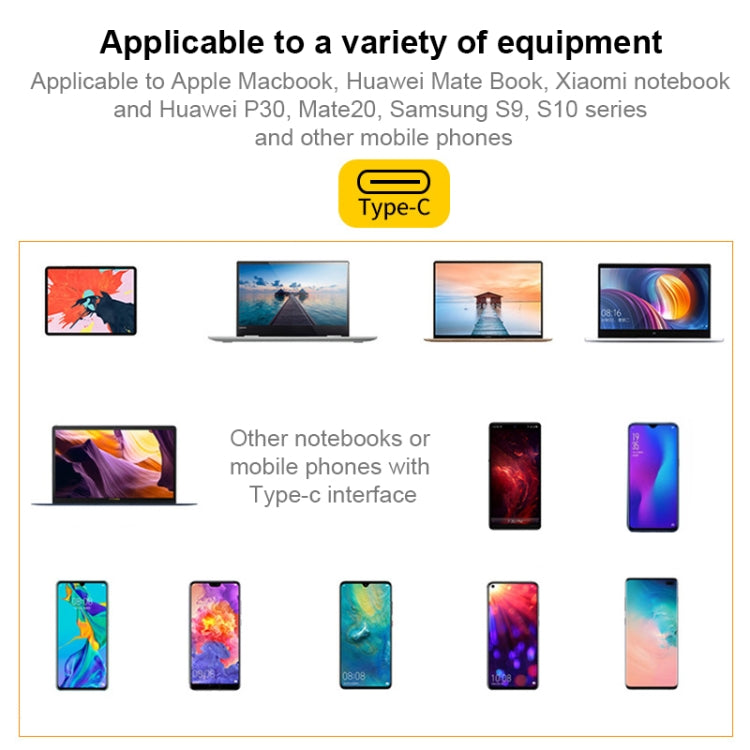 V125 UCB-C / Type-C Male to PD + HDMI + USB 3.0 Female 3 in 1 Converter