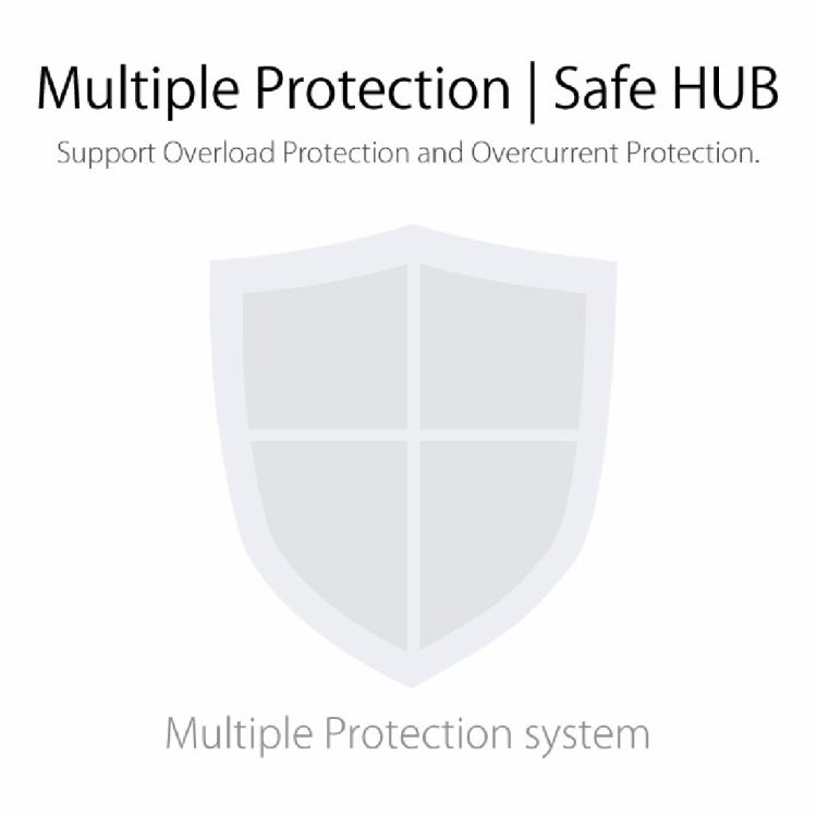 ORICO H727RK-U3 ABS High Speed 7 Ports USB 3.0 HUB with 12V Power Adapter for Laptops / Smartphones