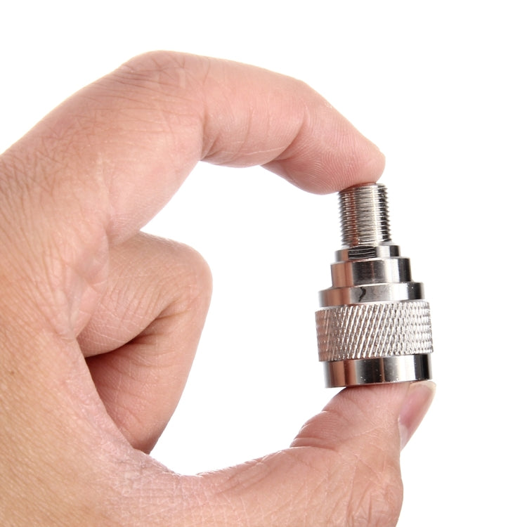 F Female to UHF Male Connector