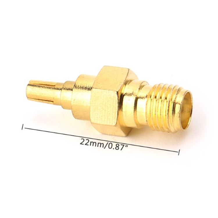 2 PCS SMA Female to CRC9 Male RF Coaxial Connector