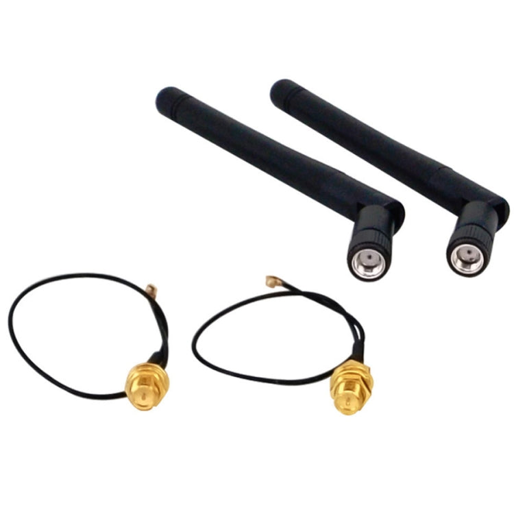 2.4G Folding Antenna with IPX Signal 5dBi Dual Antennas