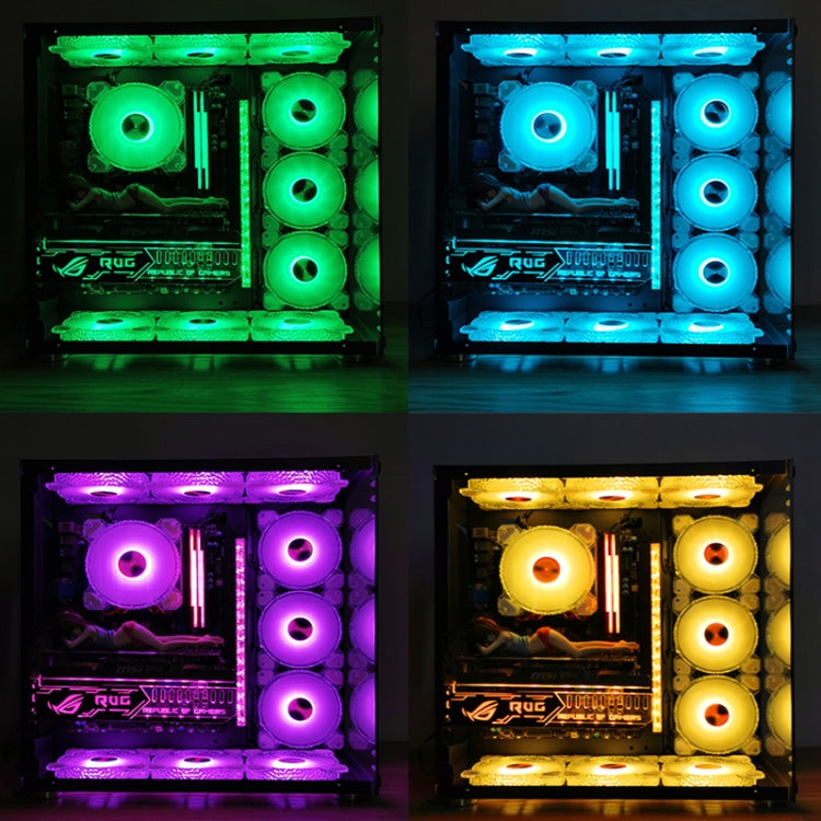 COOLMOON RGB Cooling Fan120mm PWM 6PIN S1 ARGB Fans