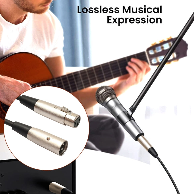 20m 3-Pin XLR Male to XLR Female MIC Shielded Cable Microphone Audio Cord