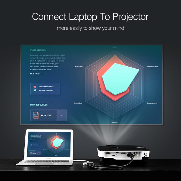 2 in 1 4Kx2K Mini DisplayPort to VGA & HDMI Adapter