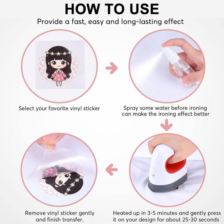 Multifunctional Mini Stamping Machine Clothes Cap Logo Heat Transfer, US Plug