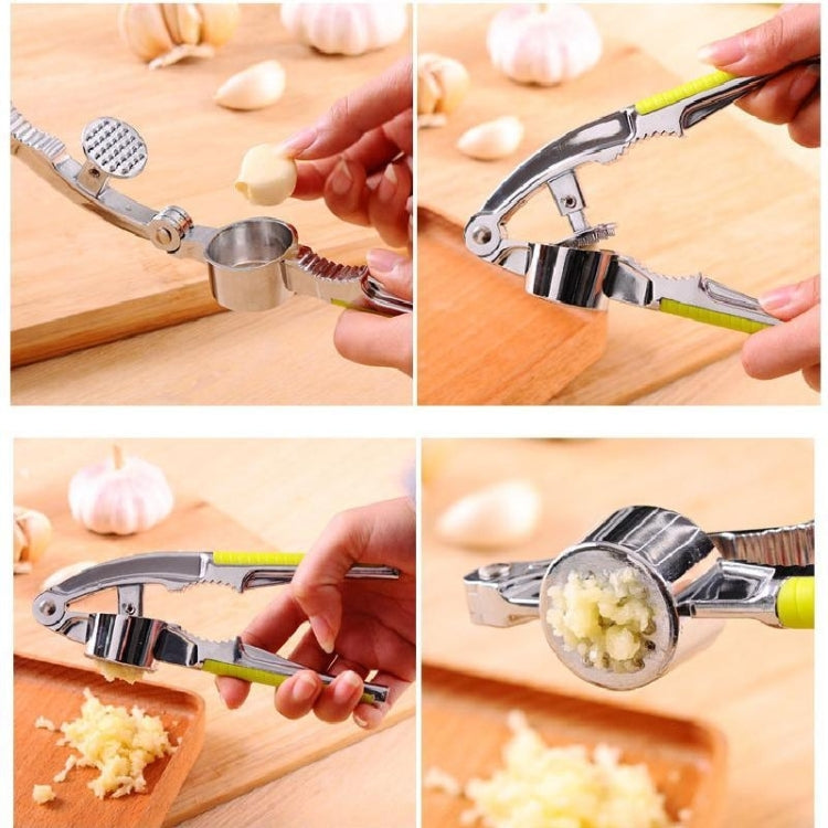 Multi-function Stainless Steel Garlic Presses Garlic Squeezer Tool Crusher Garlic Ginger Grater Nutcracker Kitchen Tool