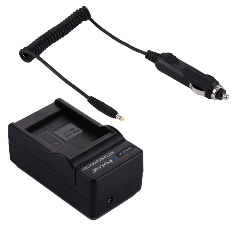 PULUZ Digital Camera Battery Car Charger for Casio NP-110 Battery