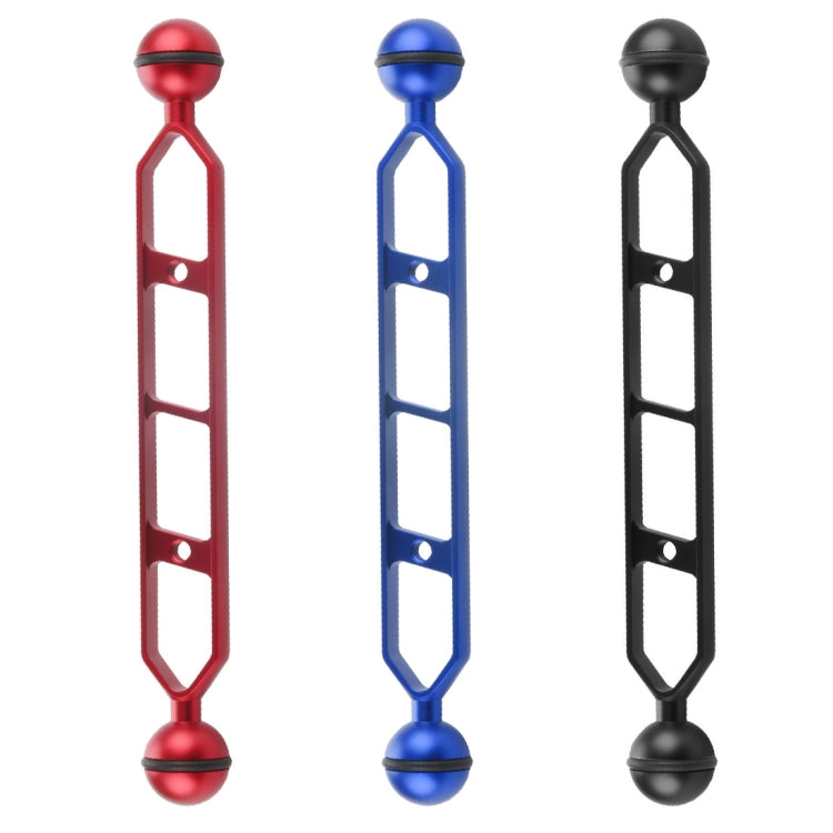 PULUZ 9.0 inch 22.8cm Aluminum Alloy Dual Balls Arm, Ball Diameter: 25mm